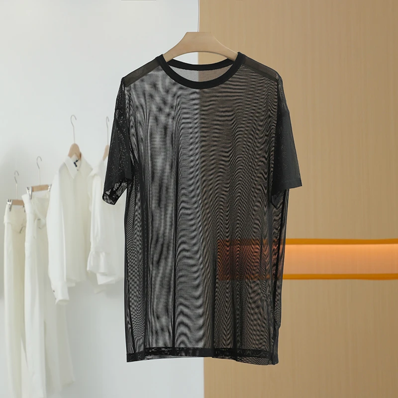 【唐长老自营】货号4338女装夏新款圆领短袖T恤M