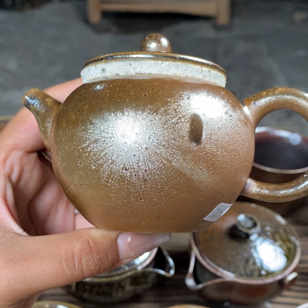 浪鬼柴烧 无忌系列金金壶