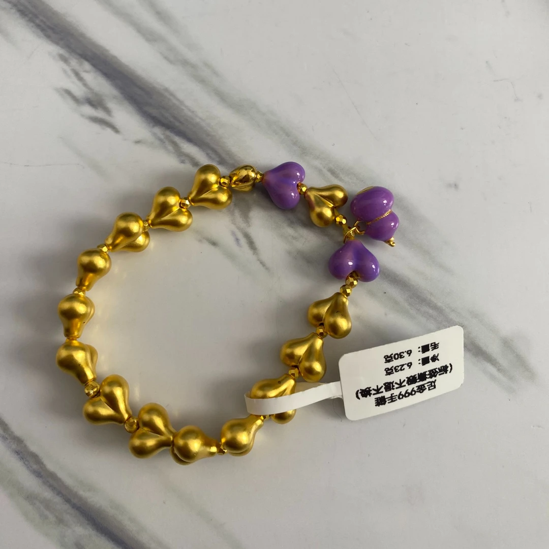 足金999珐琅彩爱心08030024