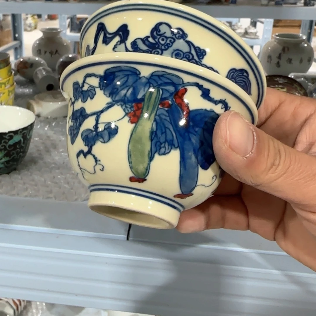 瓷片摆件手绘瓷器全部处理了吧
