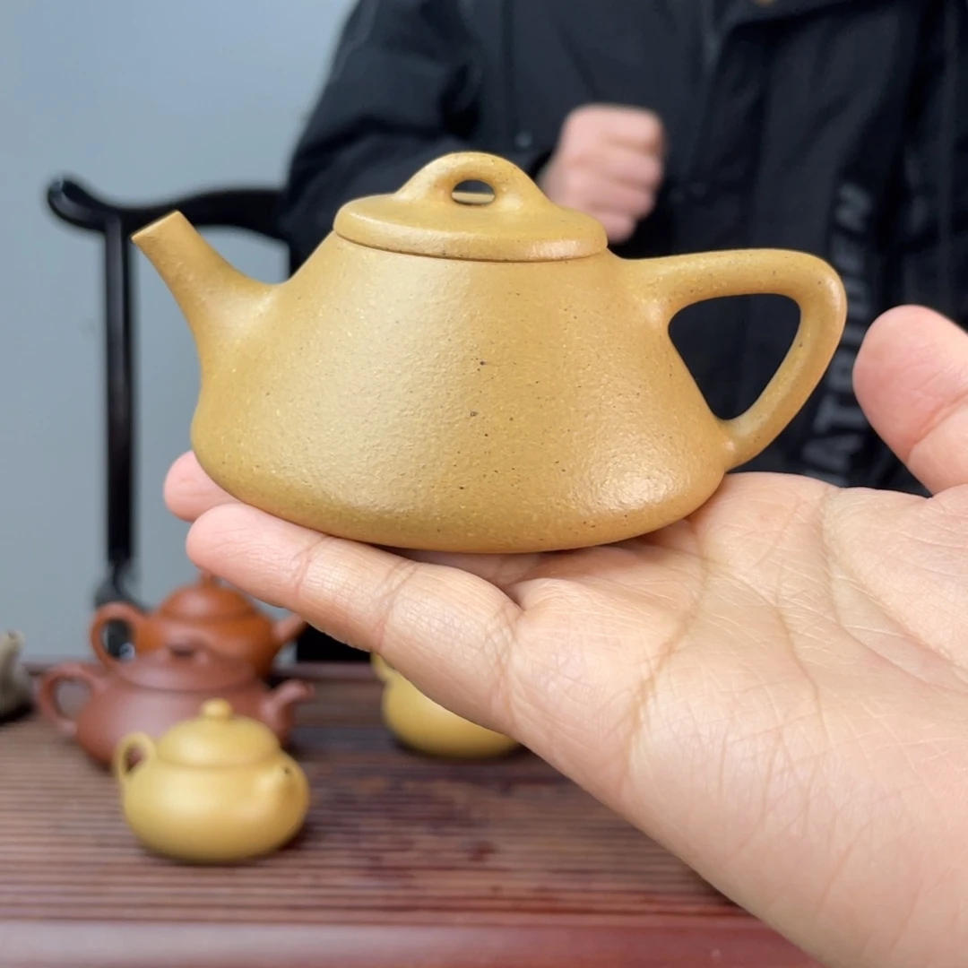 本山绿泥茶壶子冶石瓢120cc
