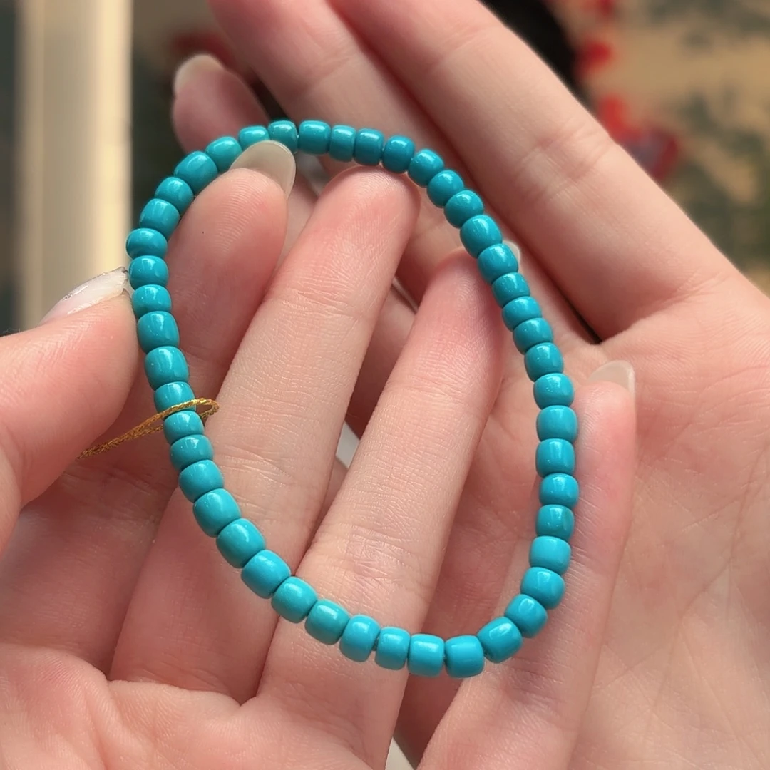 绿松石未镶嵌颈饰