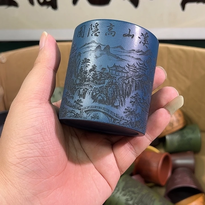 茶杯紫砂全手工紫砂主人杯