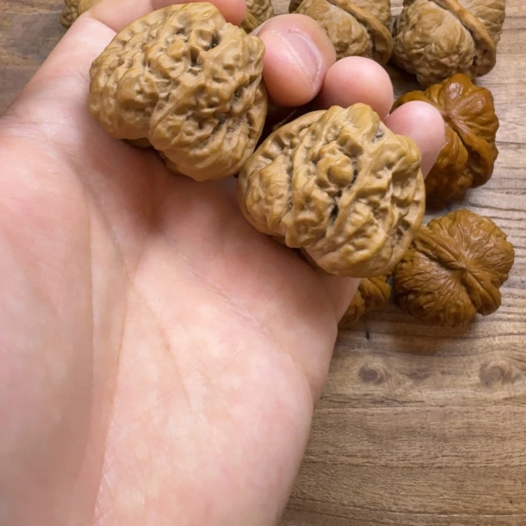 文玩核桃把件蛤蟆头 肌肉蛙 开背