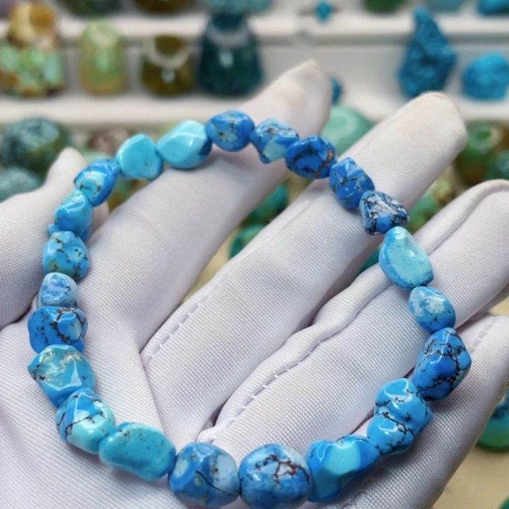 绿松石未镶嵌颈饰随行手串