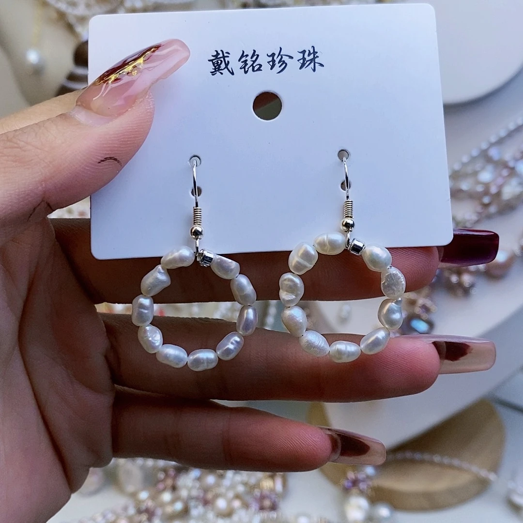 淡水珍珠颈饰银S925镶嵌