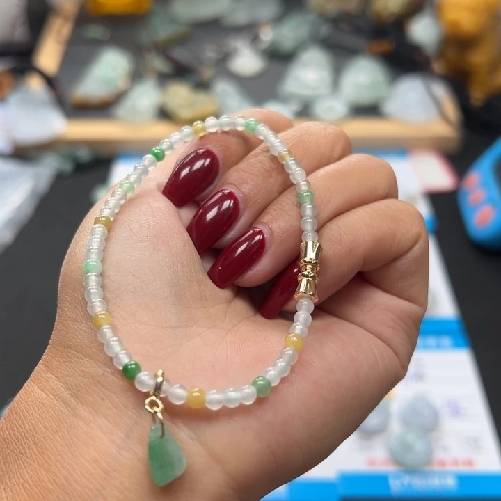 颈饰未镶嵌翡翠天然A货缅甸翡翠