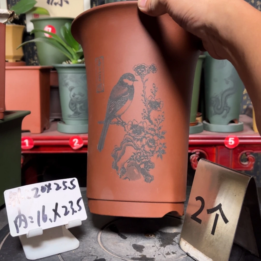 紫砂花盆紫砂花盆
