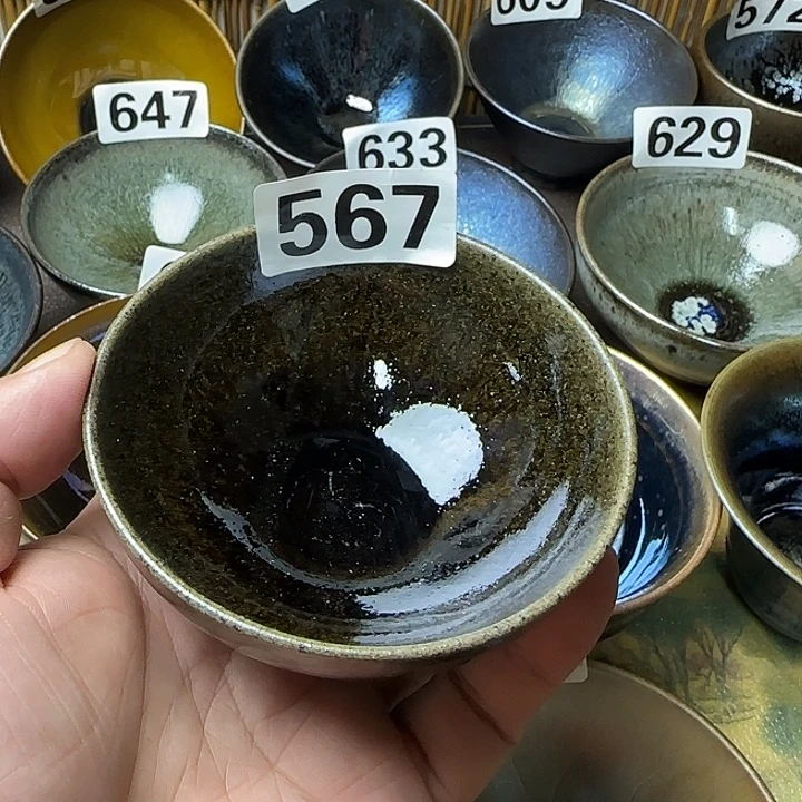 J***e茶盏主人杯龙窑柴烧全手工