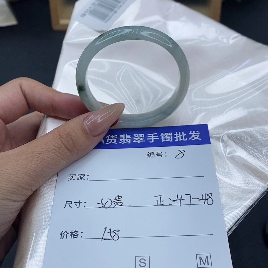 翡翠未镶嵌手镯百元手镯默认瑕疵