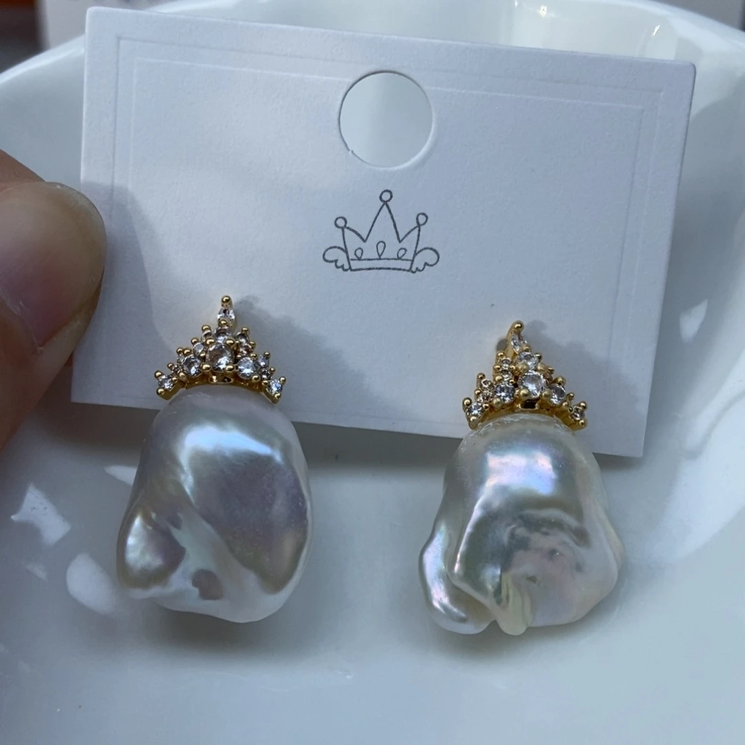 淡水珍珠耳饰合金特价351