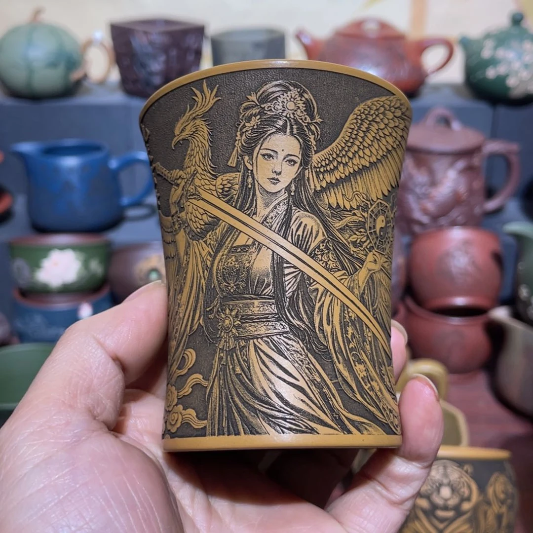 原矿紫砂手工主人杯