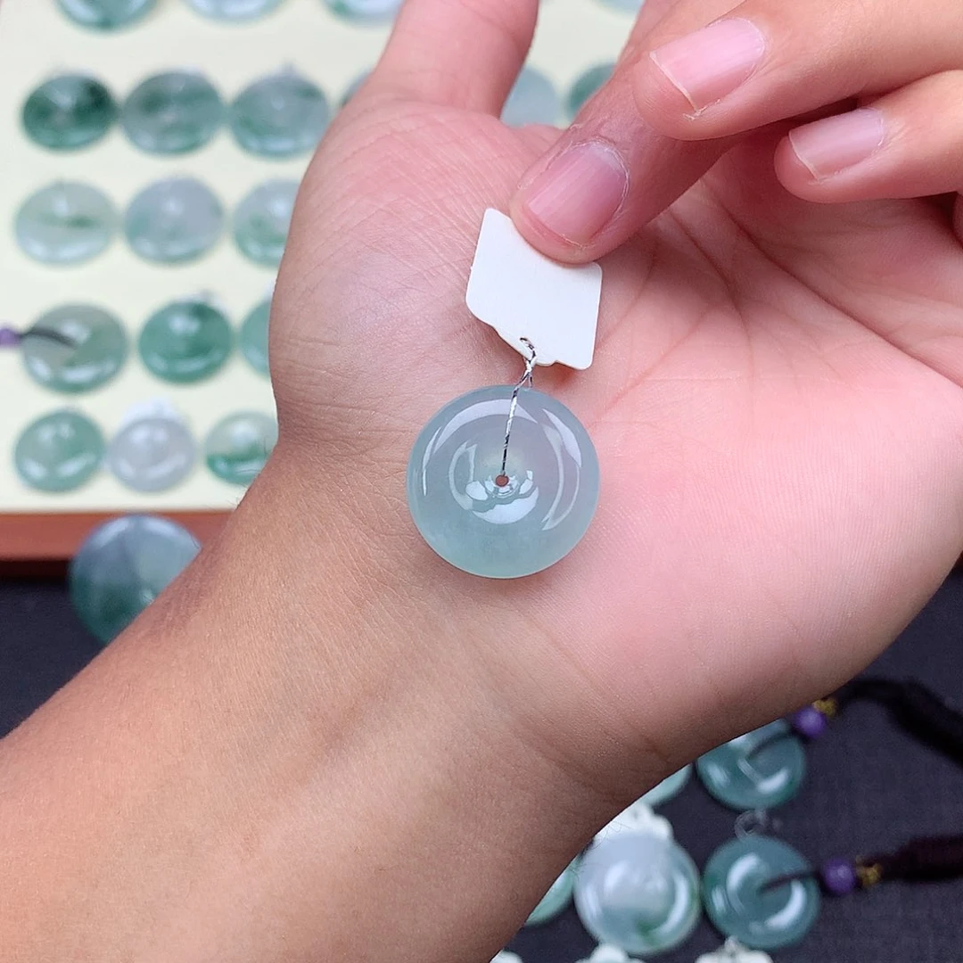 颈饰未镶嵌翡翠25 尺寸20.3-5.8