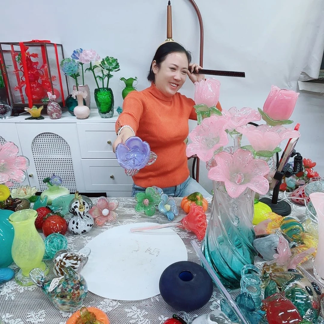 琉璃花瓶花器艺术品