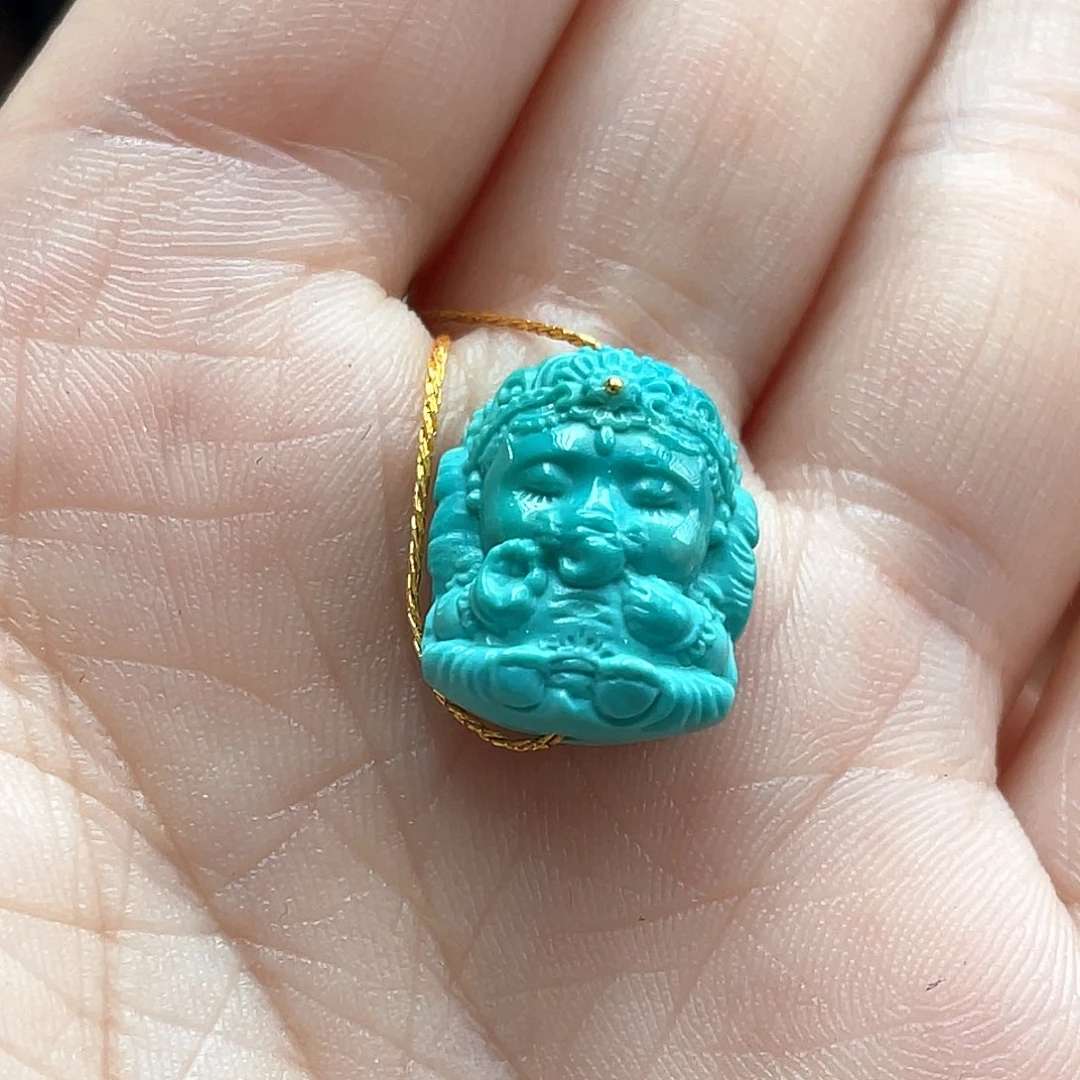 未镶嵌绿松石颈饰