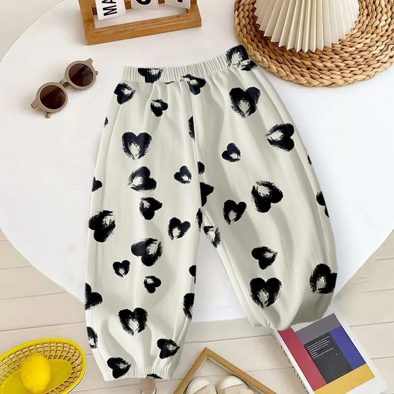 儿童防蚊裤夏季男童薄款2025新款满印卡通宝宝裤子休闲外穿长裤