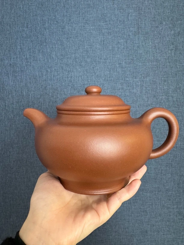 全手工大品紫砂壶900cc-底槽清-掇只壶