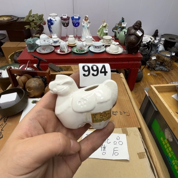 瓷片呀工艺品摆件瓷器摆件正能量