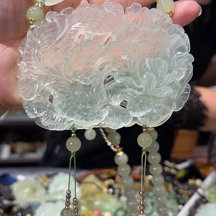 未镶嵌岫玉毛衣链
