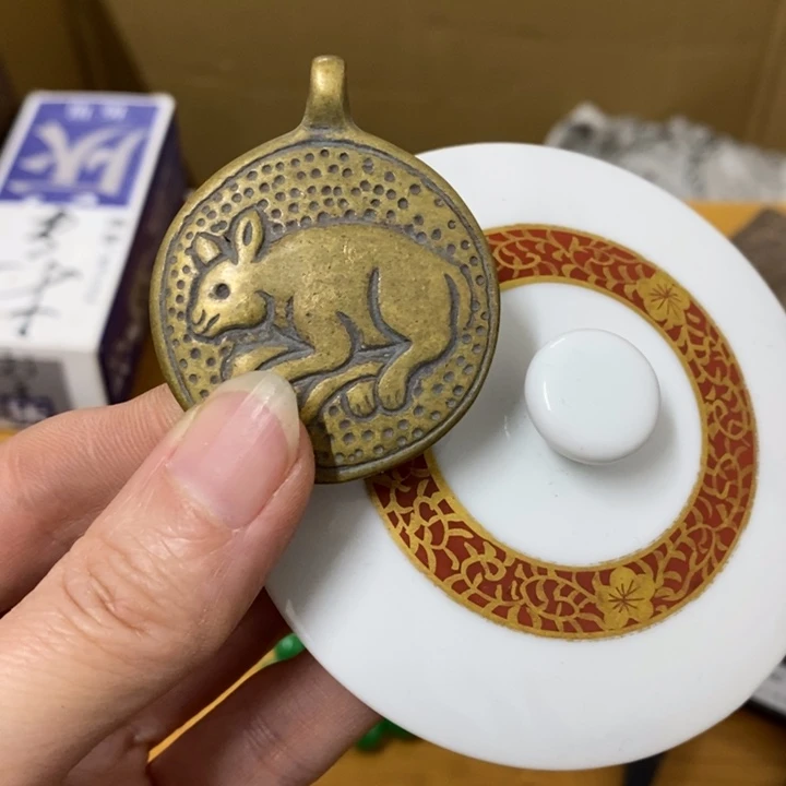 瓷片哈哈中古工艺品一件