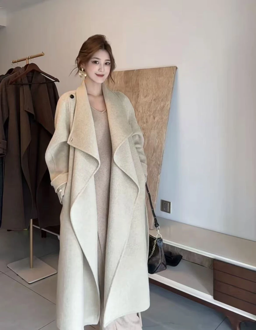 【人生大衣】秋冬超长款羊毛大衣高奢