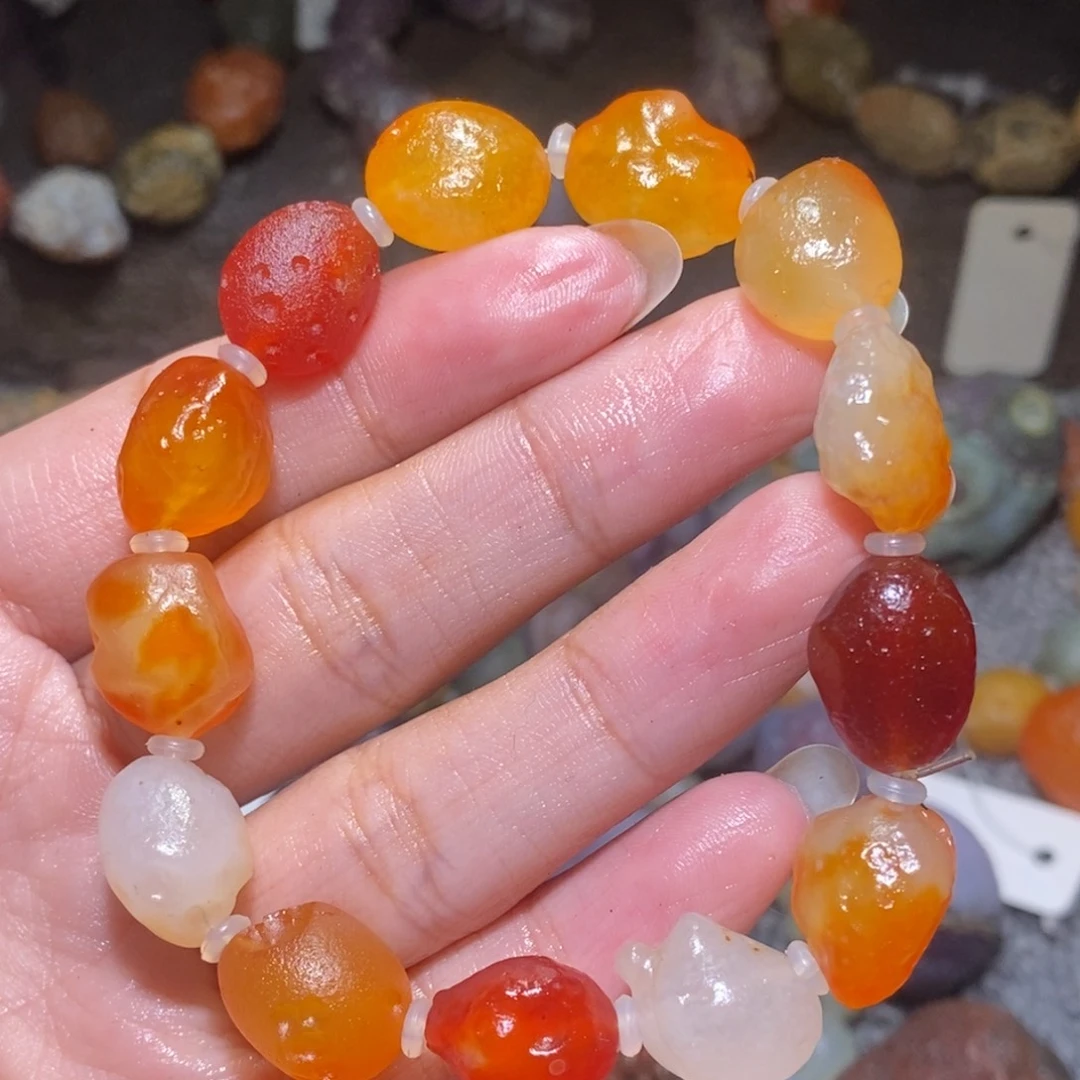 未镶嵌玛瑙/玉髓珠宝半成品