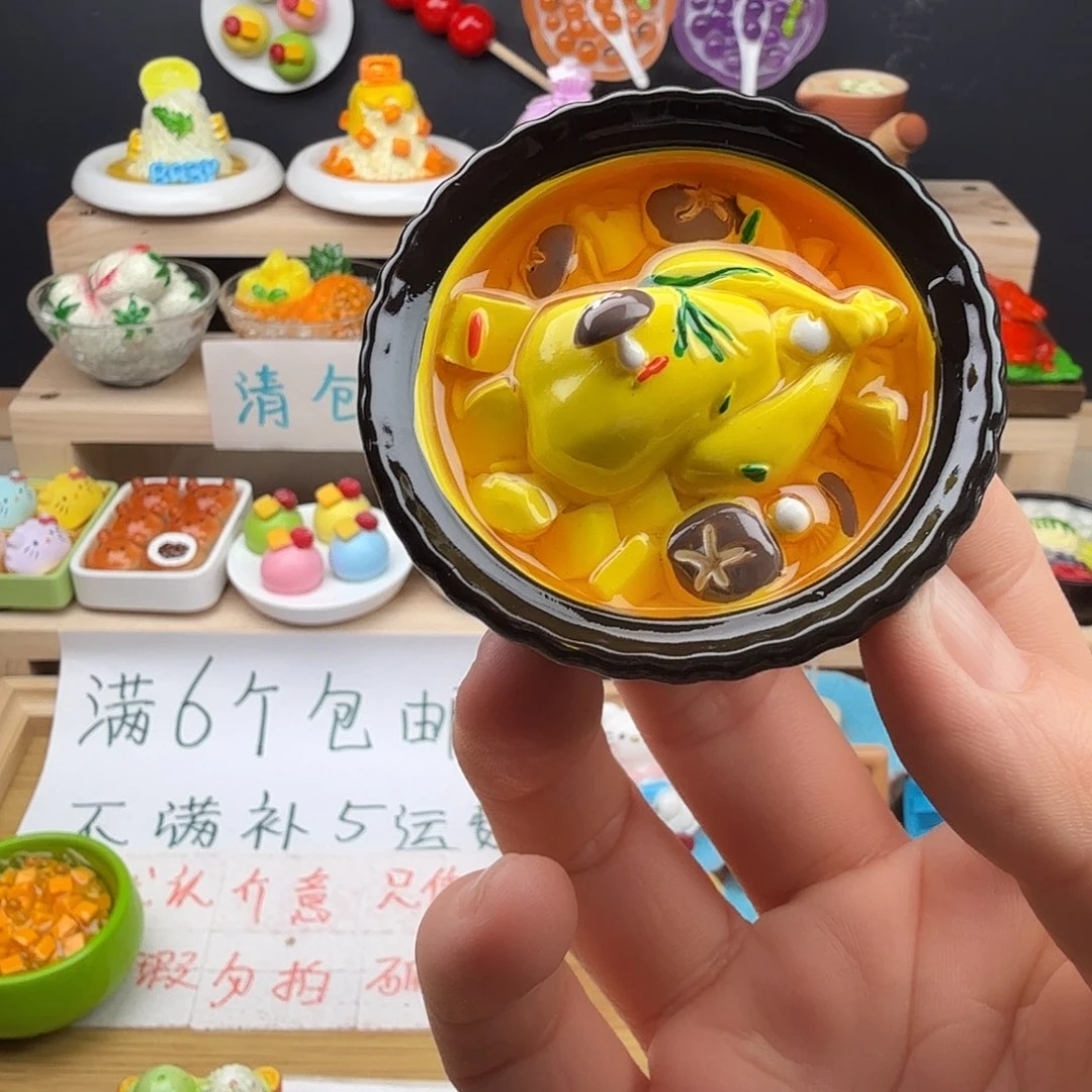 树脂食玩冰箱贴 凭开箱视频售后