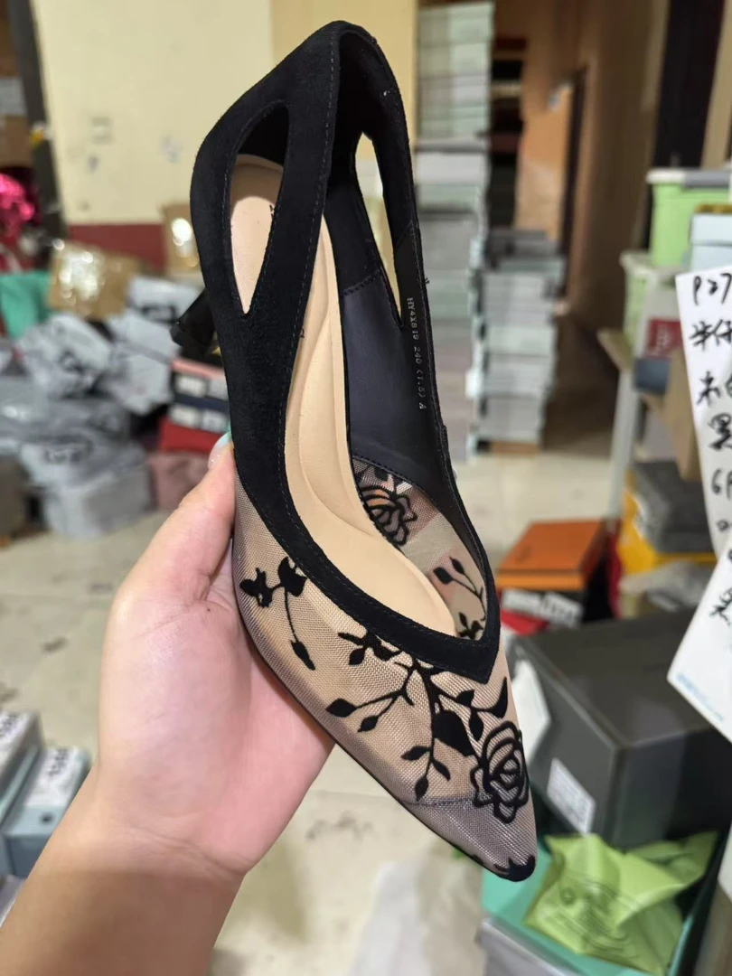 B-190 新款百搭网纱气质单鞋CCC