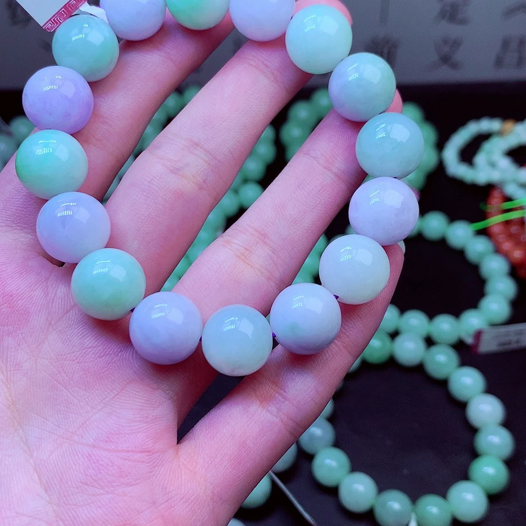 翡翠未镶嵌毛衣链