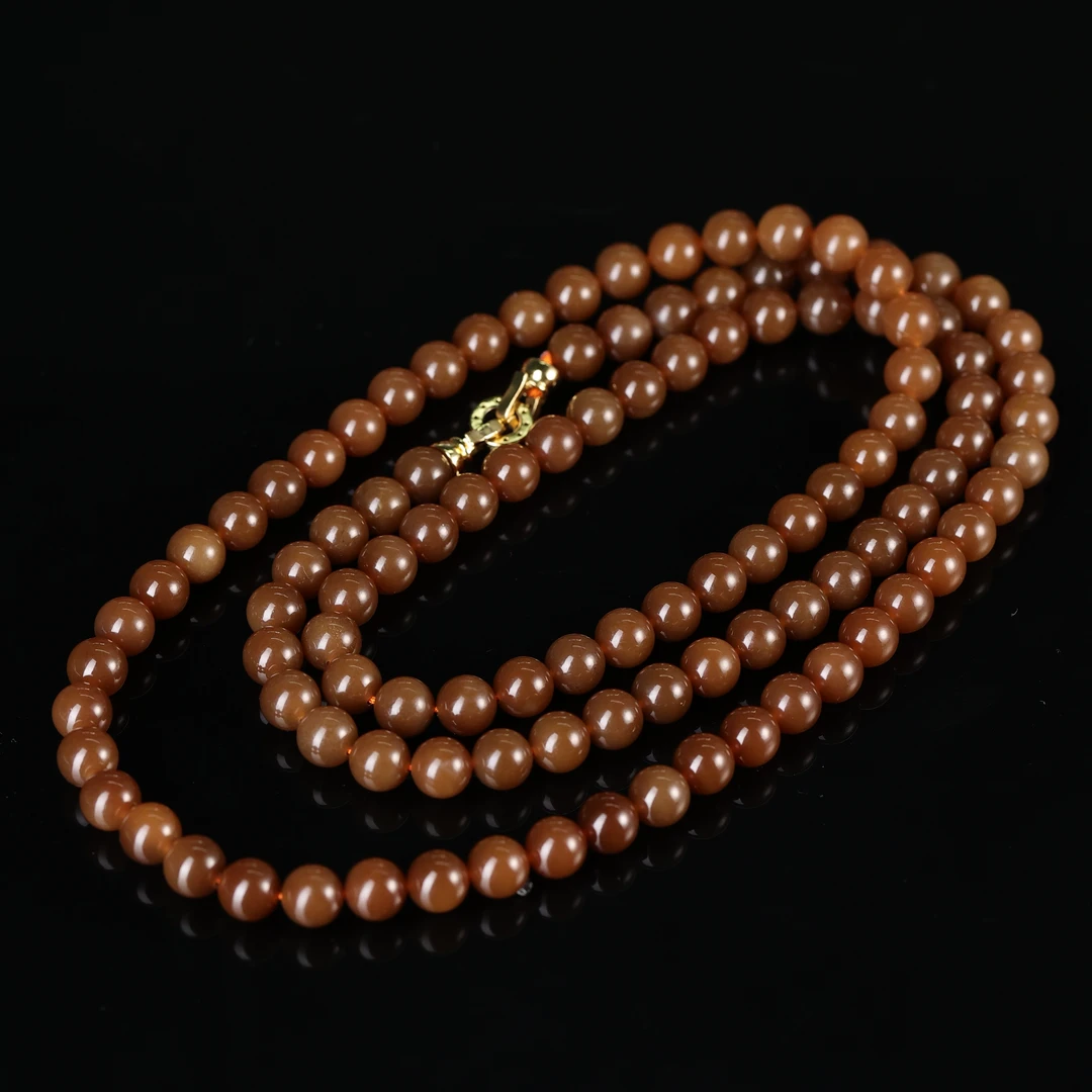 dx和田玉糖玉108珠链2512171479