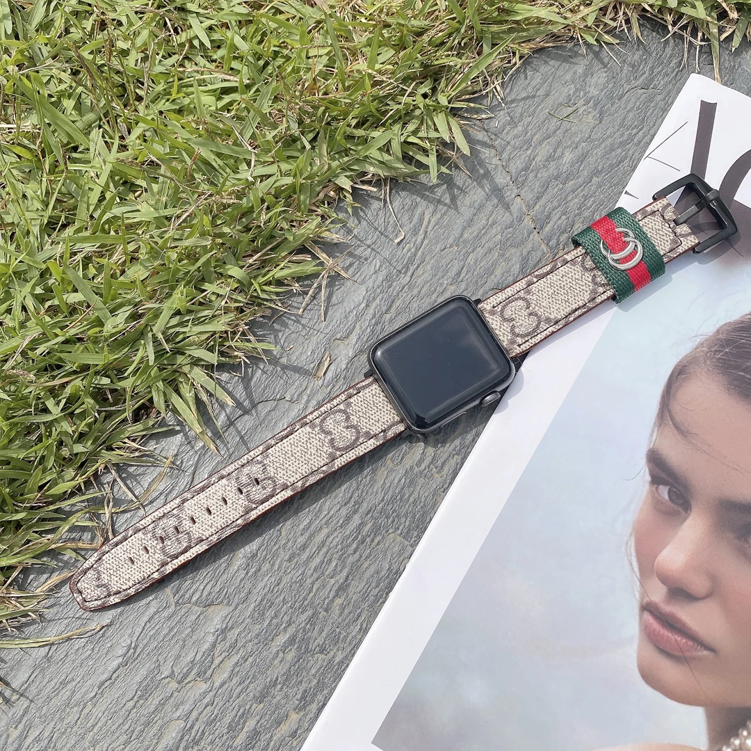 G家苹果表带适用苹果iwatch表带保护皮革蓝牙苹果手表通用