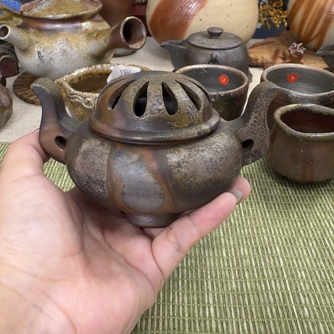 备前烧 二代陶古 香炉