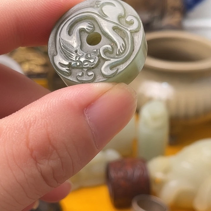 八***师和田玉未镶嵌挂件