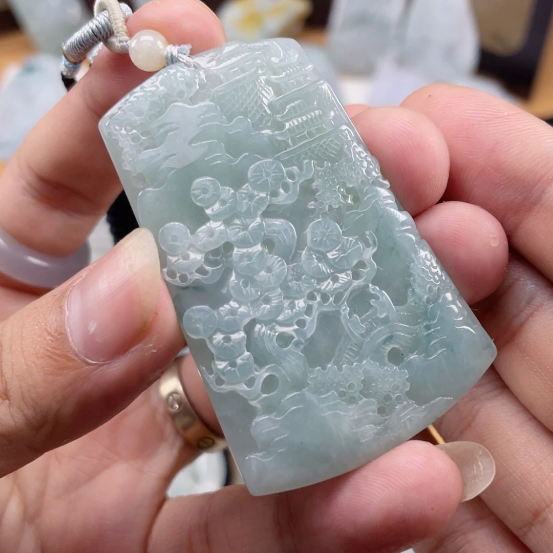 颈饰未镶嵌翡翠翡翠