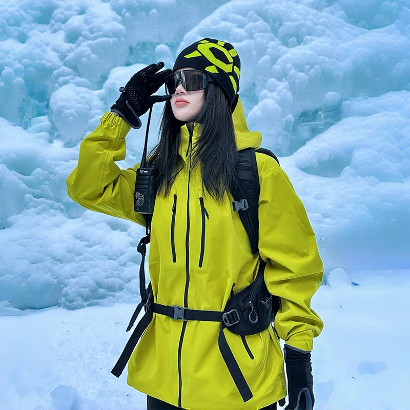 【小宇专属】悍石 『一级硬壳冲锋衣』 情侣款连帽夹克外套66015