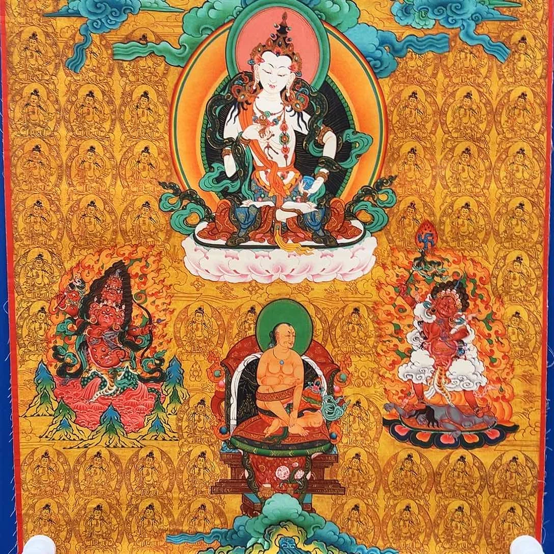 踏***雪卷轴画金刚萨垛97