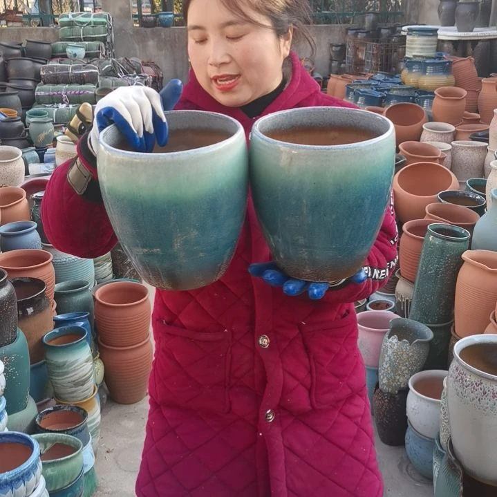 红陶口18高21瑕疵两个