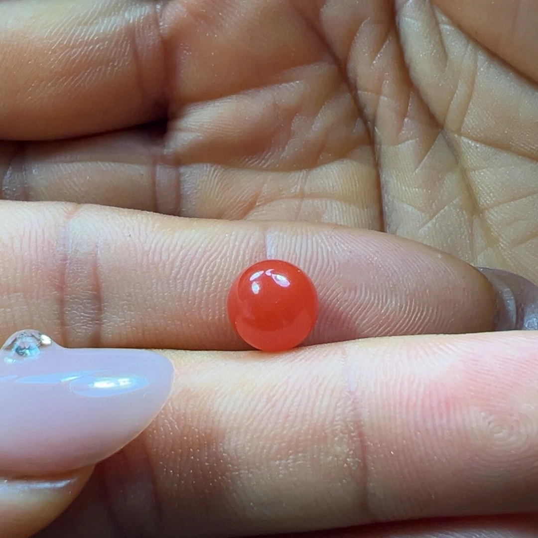 南红玛瑙珠子未镶嵌彩**约