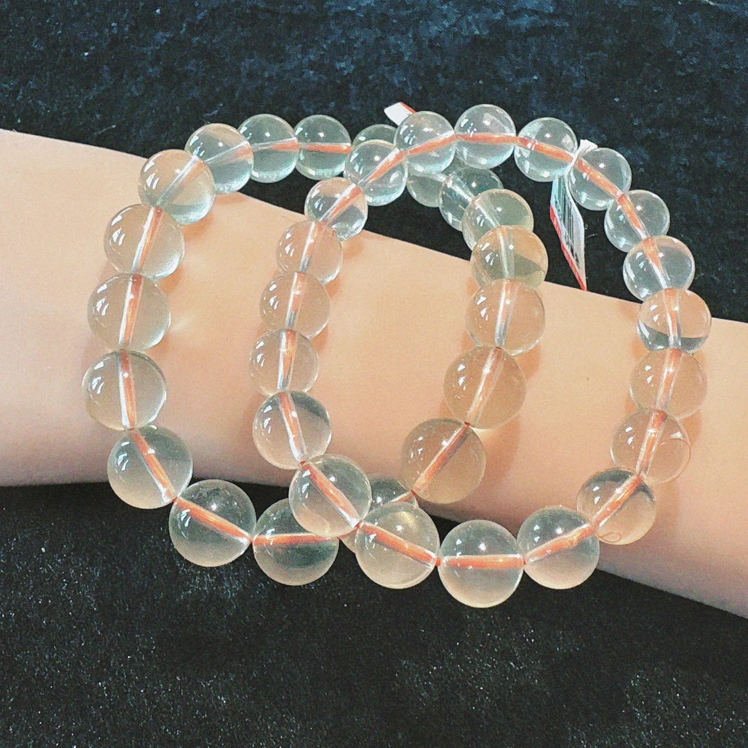 天然黄水晶手串时尚清新素款多样性发一