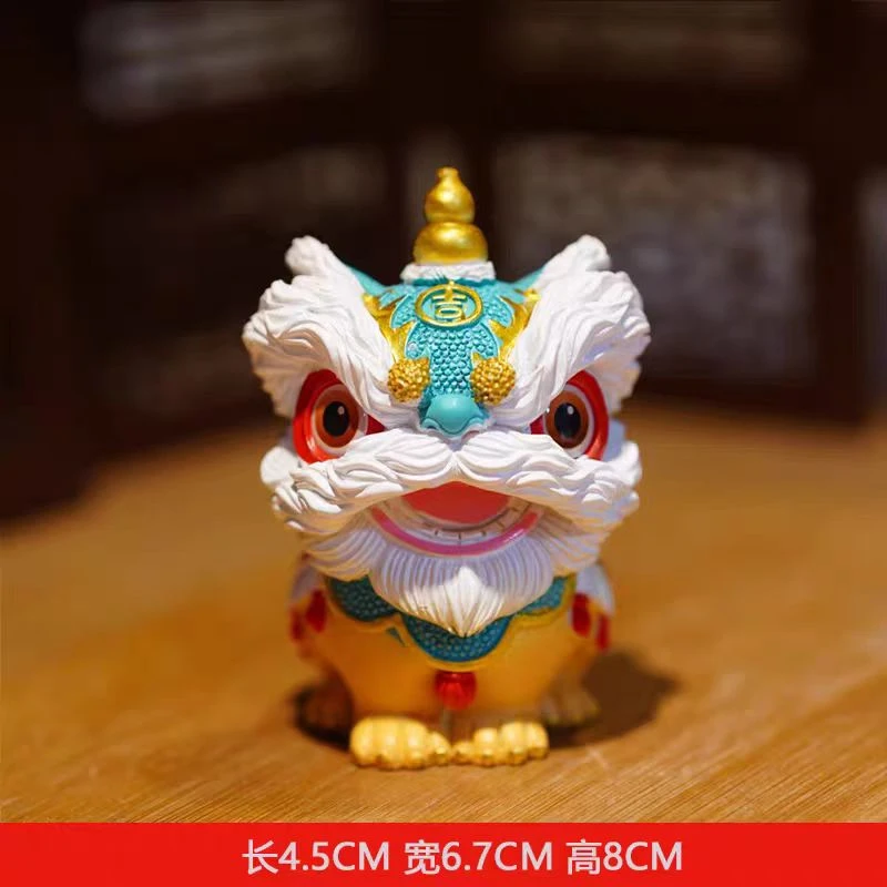 龙窑茶器  【发财狮子蓝色】 4934   （专属）