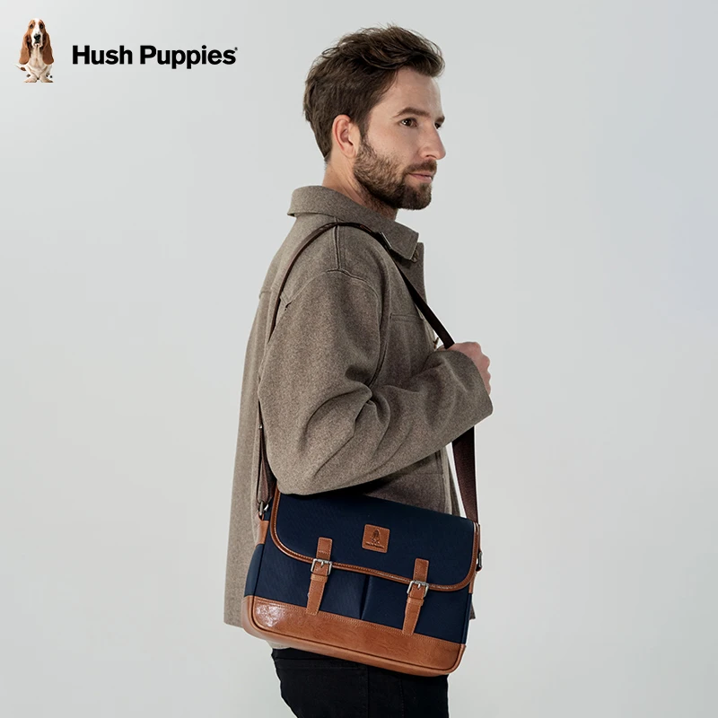 暇步士男士单肩包新款休闲通勤撞色百搭斜挎包HA-1411690W-547