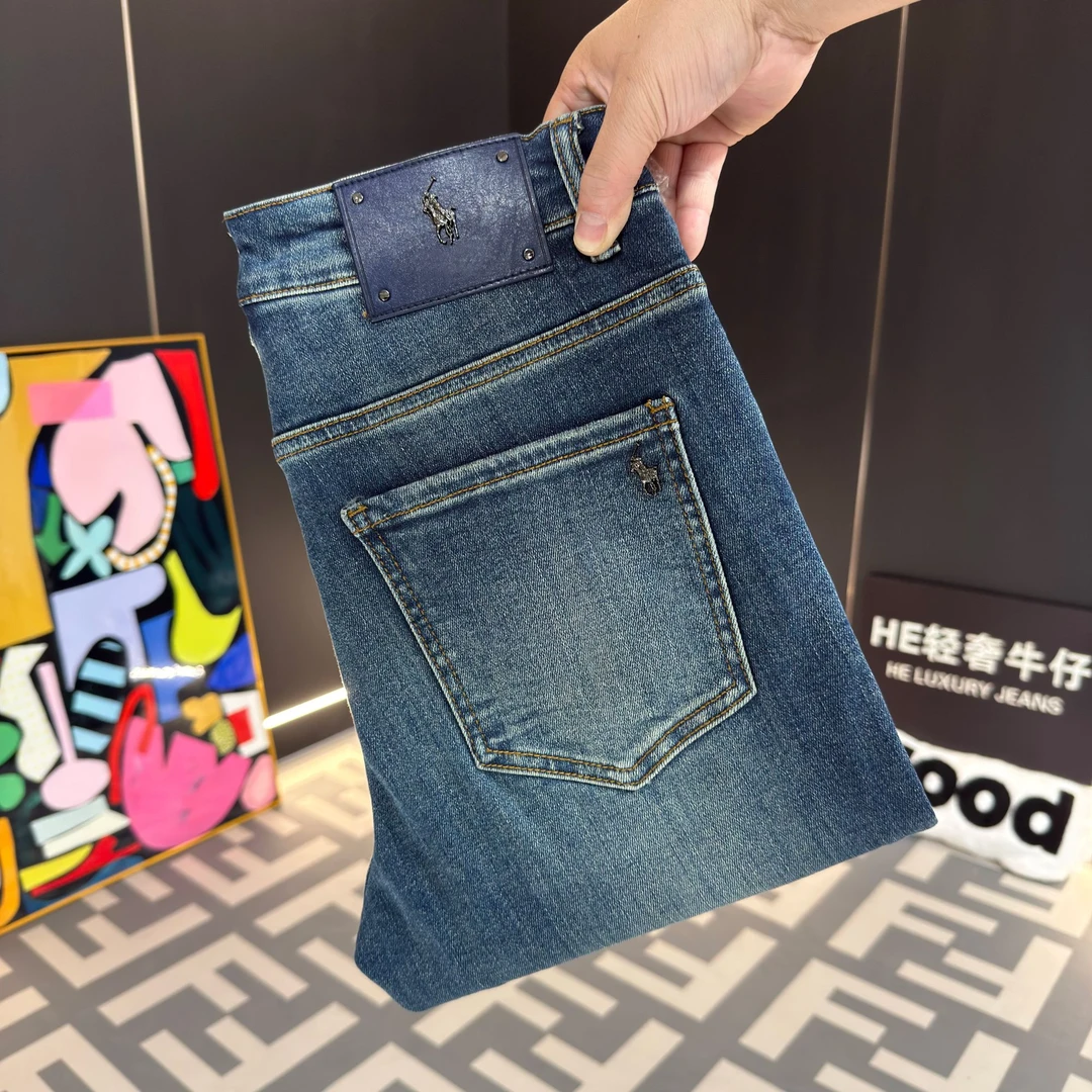 【九分裤】秋冬水洗修身男士九分牛仔裤弹力小直筒商务休闲高级感