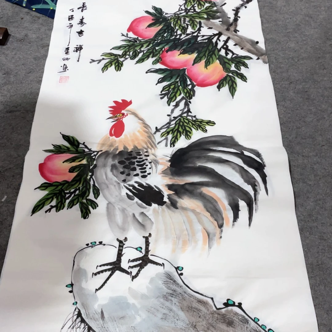 国画国画作品画心一张