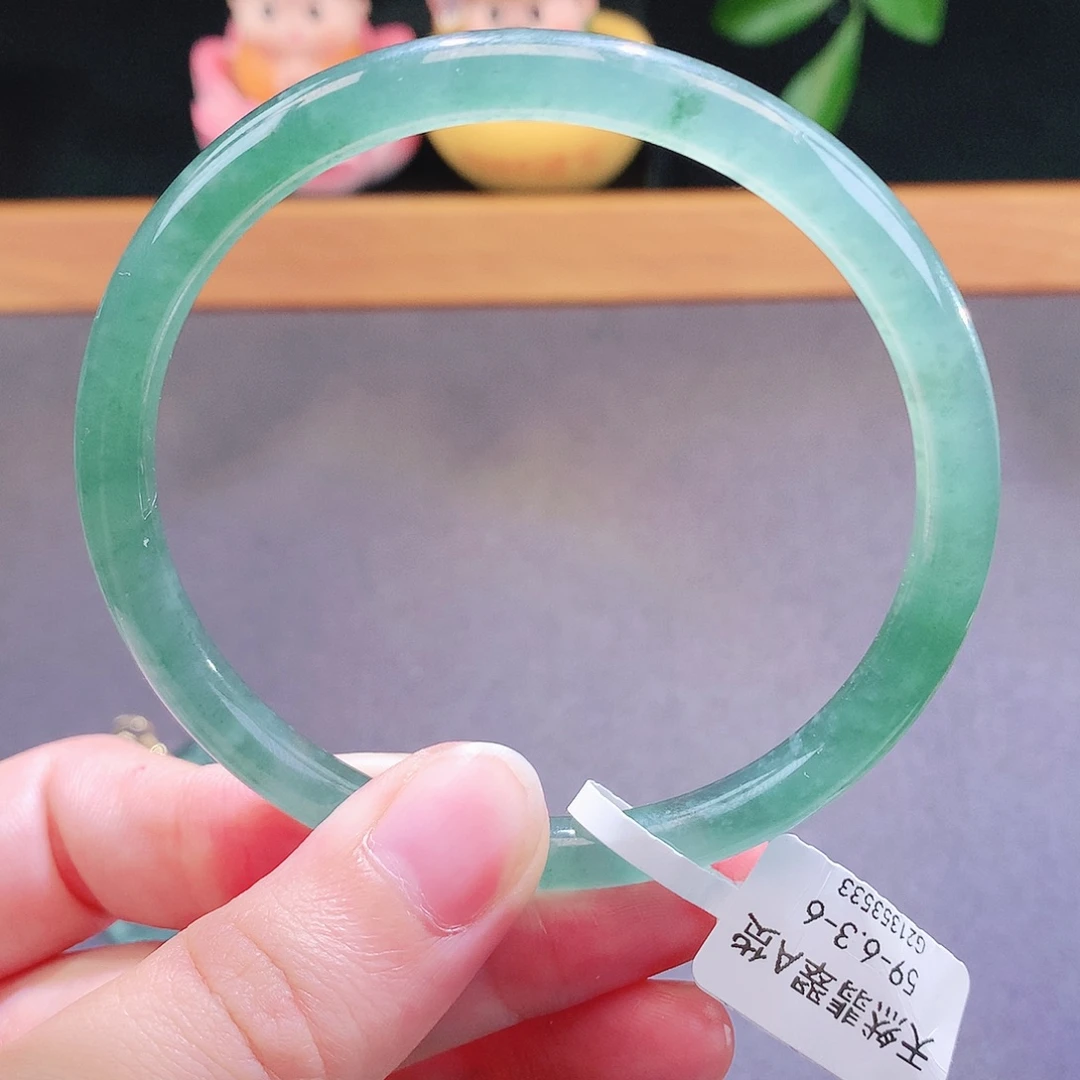 翡翠未镶嵌手镯天然翡翠