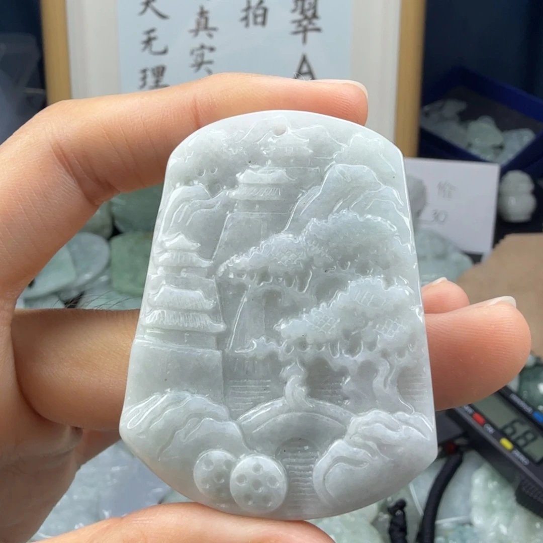 翡翠未镶嵌颈饰翡翠