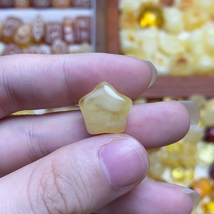 吊坠橄榄核小星星