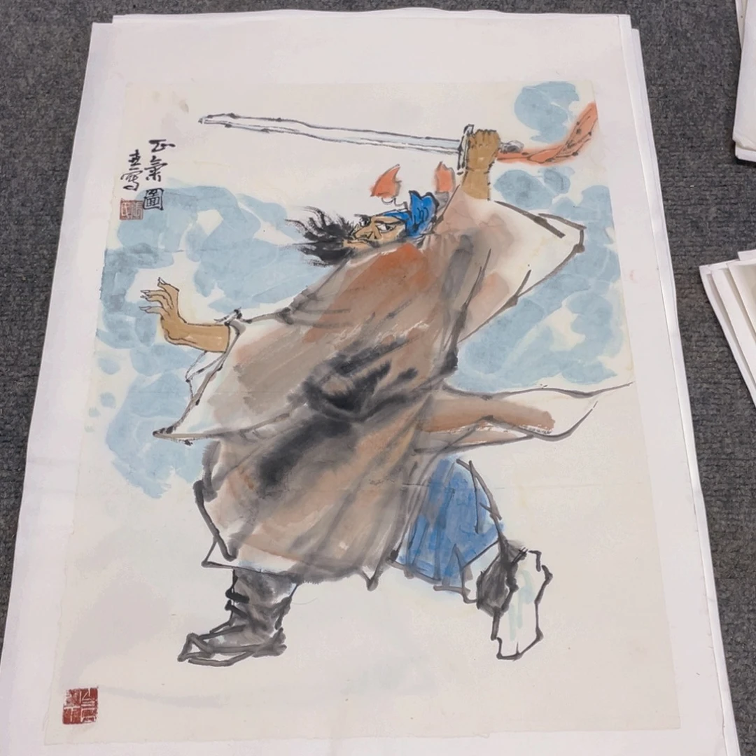 国画1.4平尺纯手绘国画作品