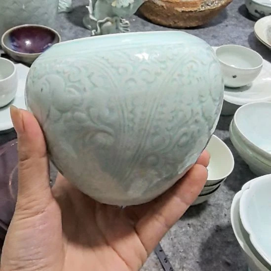 彦***彦湖田窑水鱼一个全品