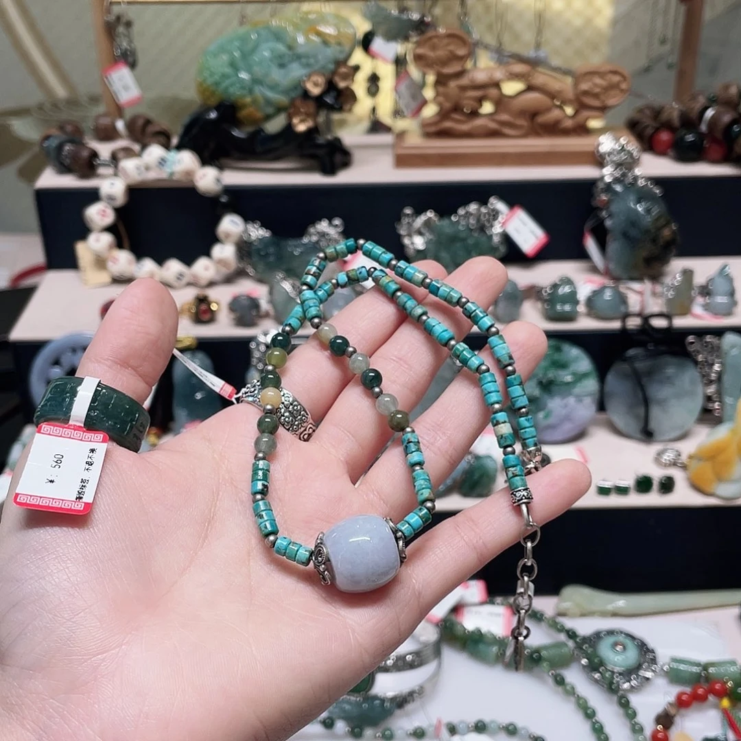 足银复古纯银项链