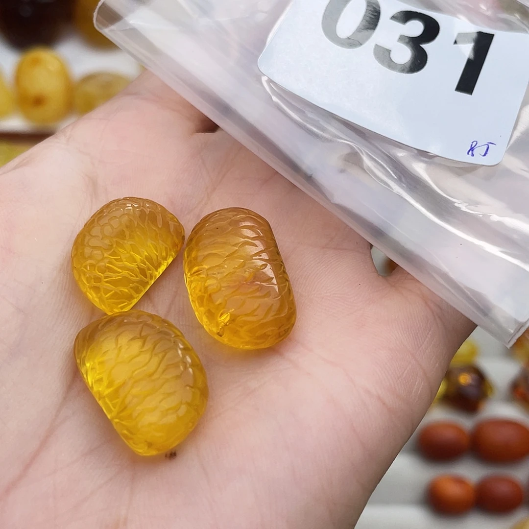 琥珀吊坠(不含链)未镶嵌